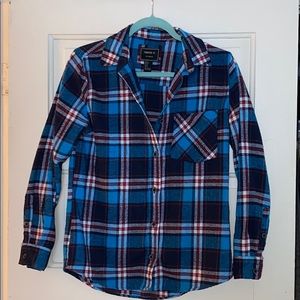 Forever 21 Blue Flannel Shirt